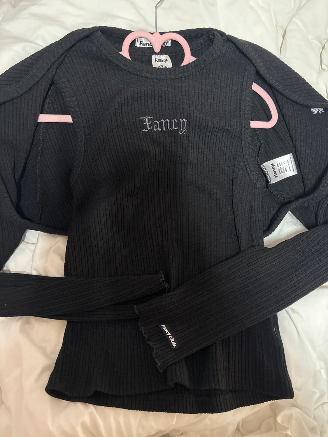 팬시클럽 볼레로 가디건 슬리브리스 세트 상품이미지2