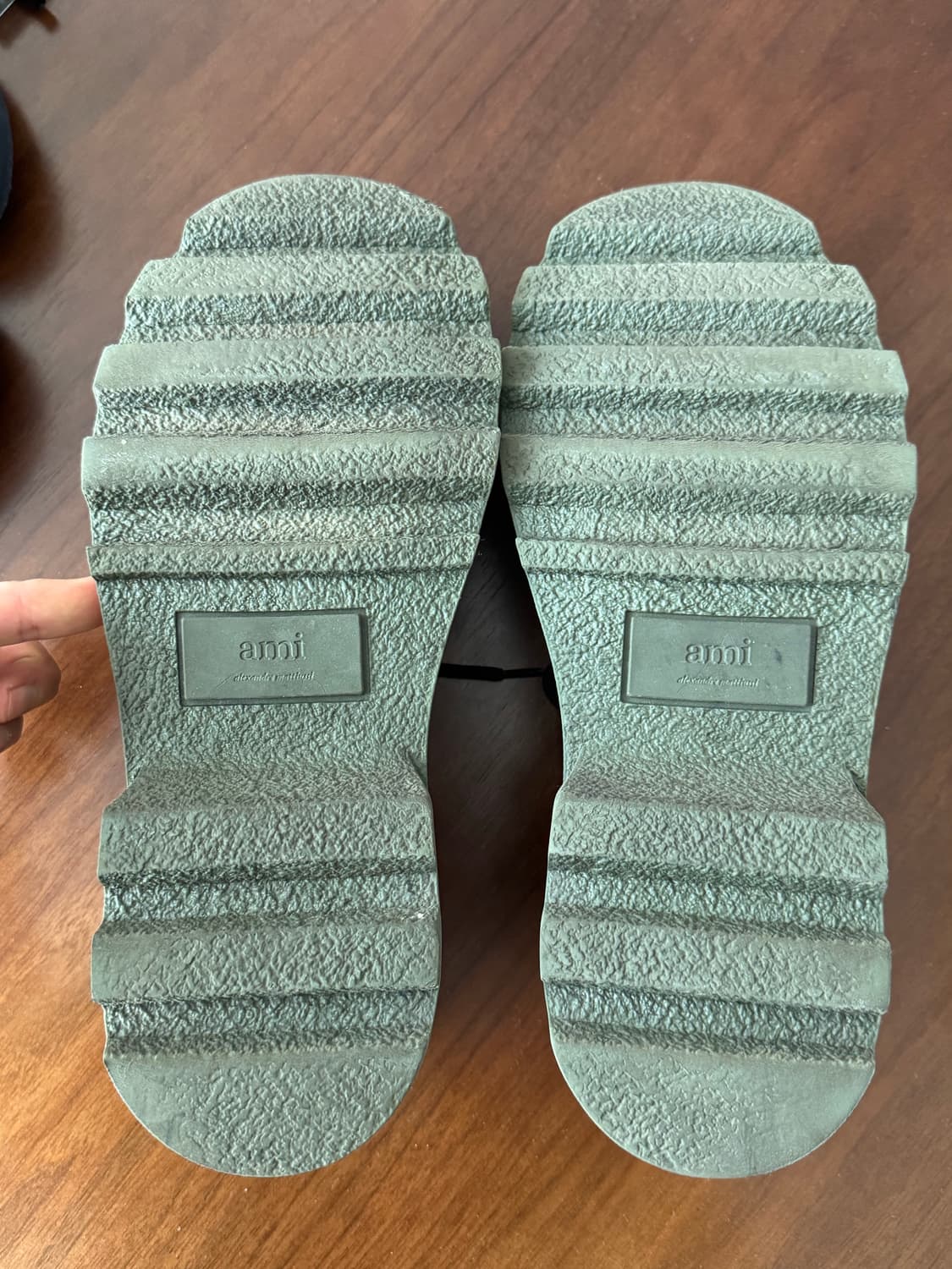 [정품/IT 44] 아미 파리스(Ami Paris) 럭 솔 더비 슈즈 ( 상품이미지8