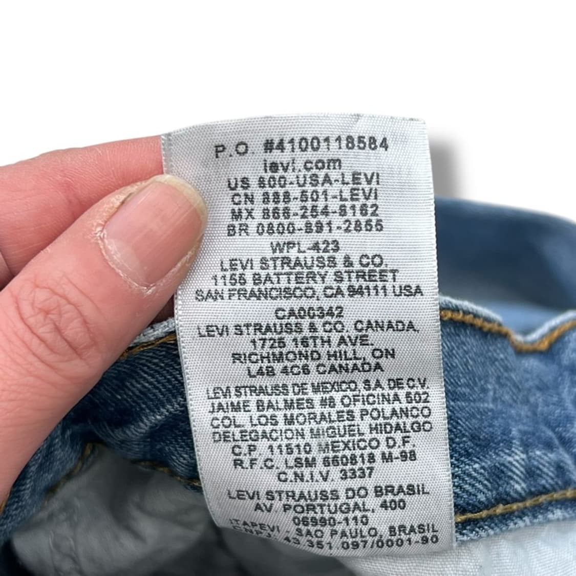 리바이스 550 데님팬츠 r2179 상품이미지8