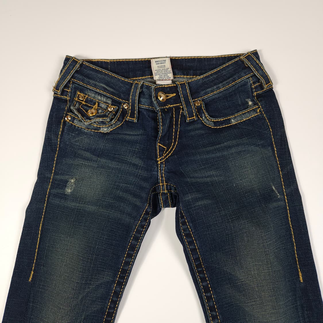 트루릴리전 로우라이즈 부츠컷 데님팬츠  상품이미지2