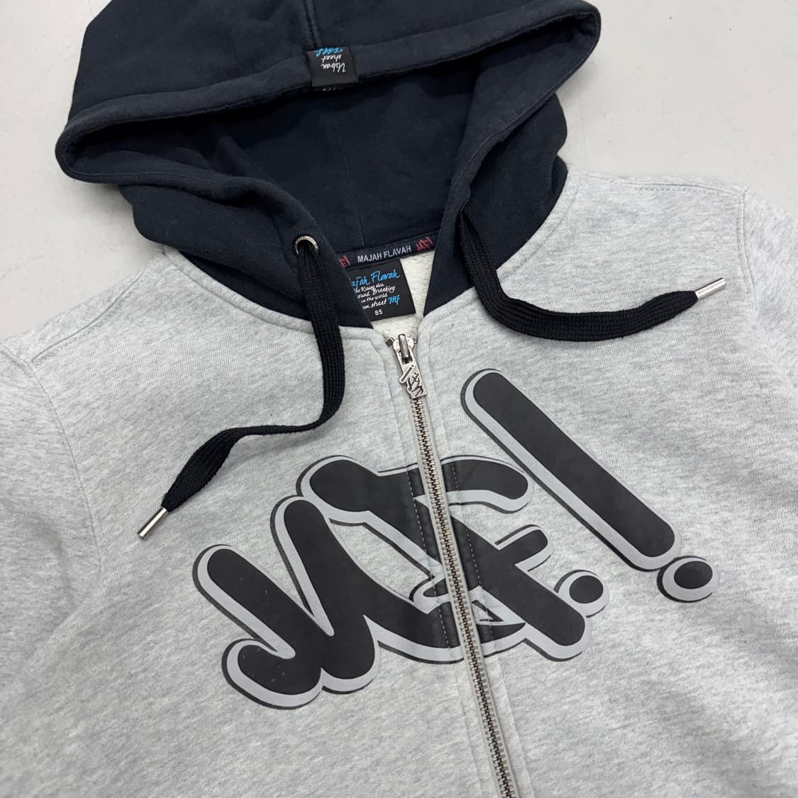 마자플라바 빅로고 딱붙 후드집업 상품이미지3