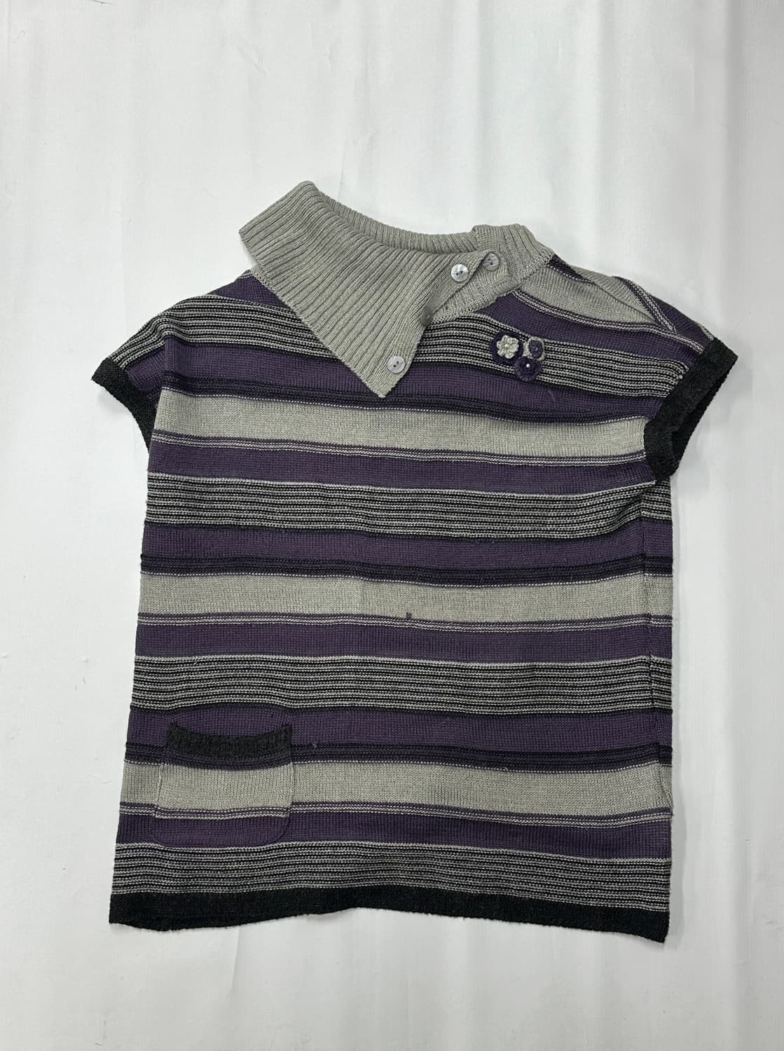 🍇하구미의 포도맛 코디세트🍇 니트 이너티셔츠 그런지 일본 빈티지 상품이미지5