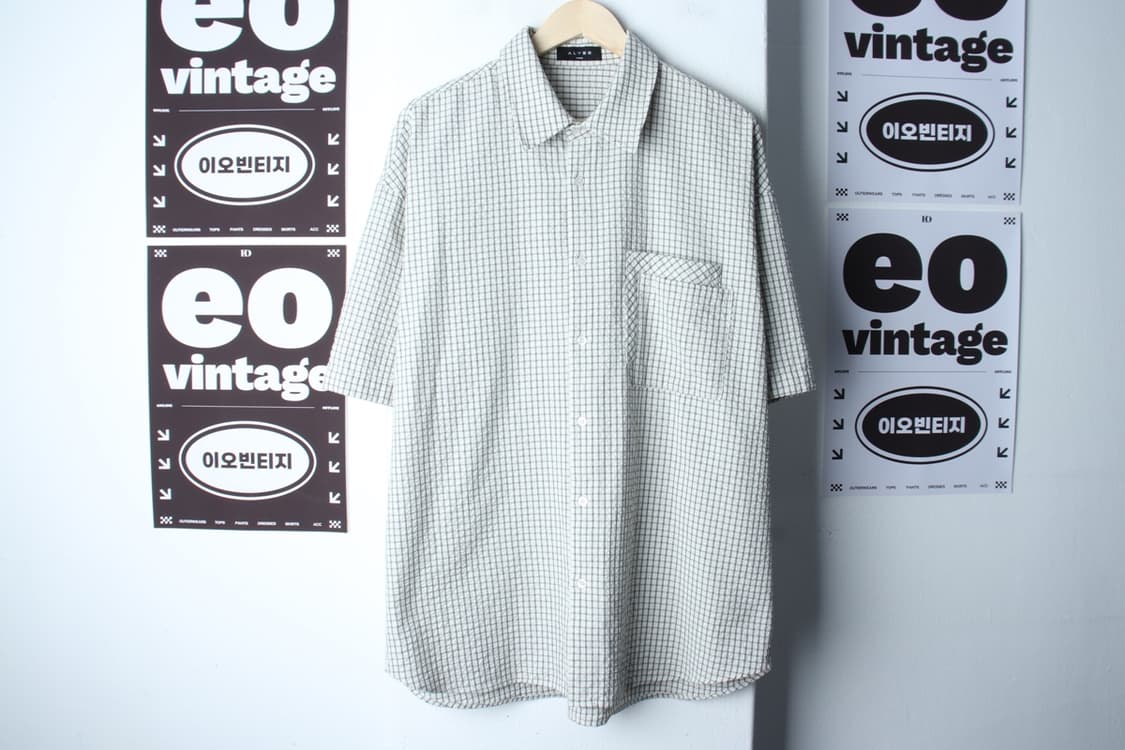 (XL-3XL) 알리스 반팔 카라 티셔츠 셔츠 남방 빅사이즈-H33036 상품이미지2