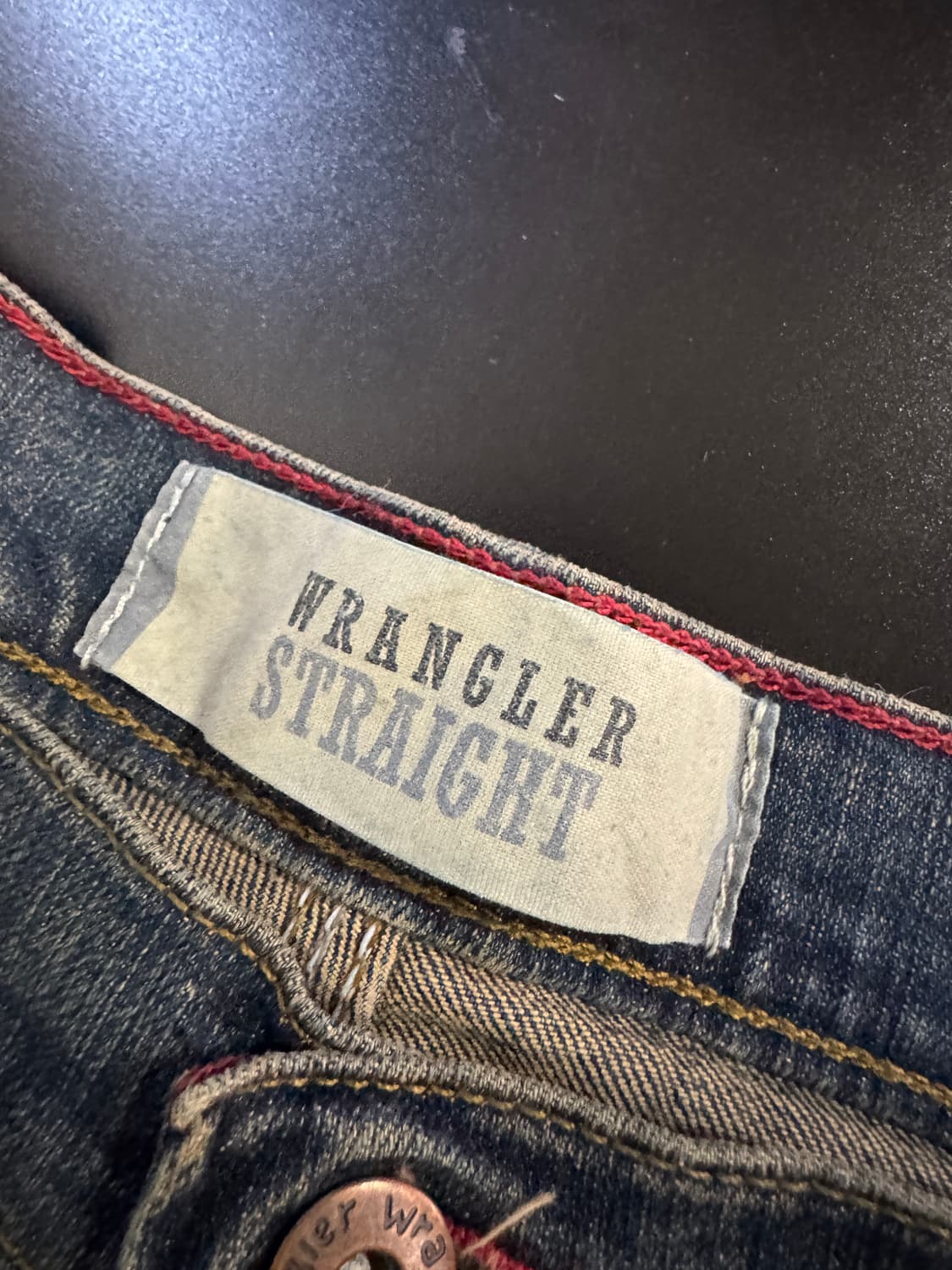 희귀!! 랭글러 y2k 스트레이트 핏 빈티지 워싱 데님팬츠 상품이미지3
