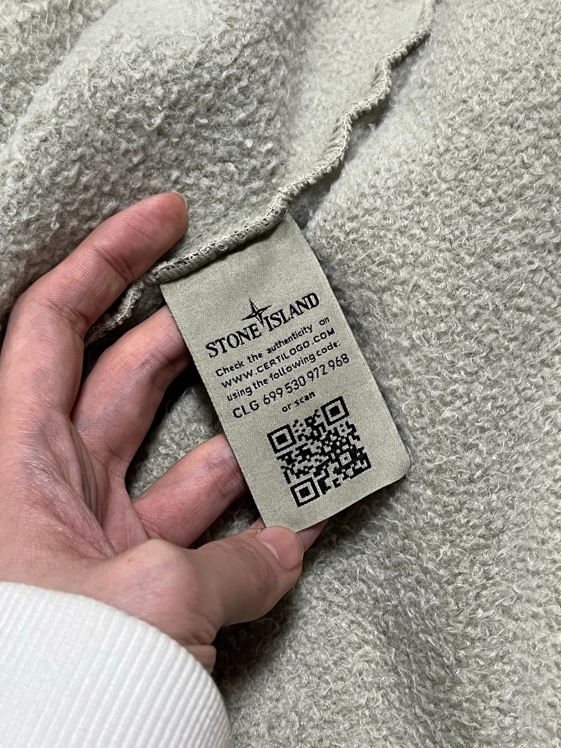 스톤아일랜드 그레이 후드집업 XL 상품이미지6