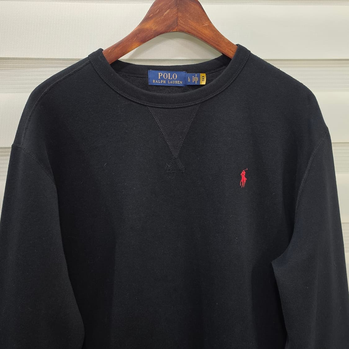 폴로 랄프로렌 블랙 스웨트셔츠- L 상품이미지2