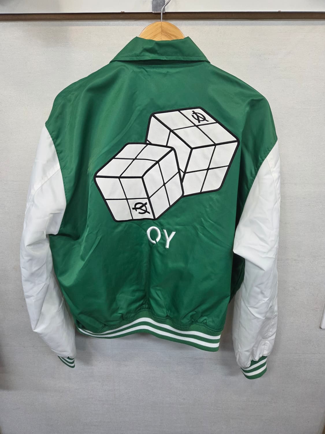 Oy 큐브 로고 바시티자켓 프리 상품이미지2