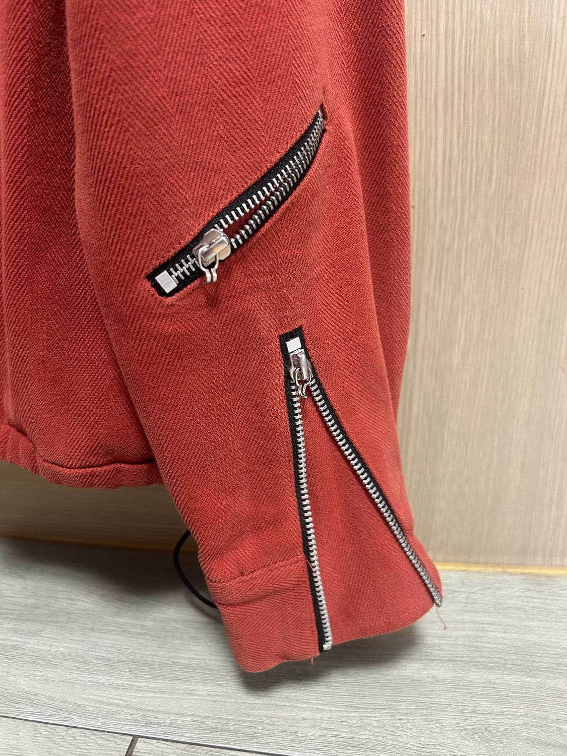 더뮤지엄비지터(The Museum Visitor) 오렌지 셔츠 자켓 상품이미지4