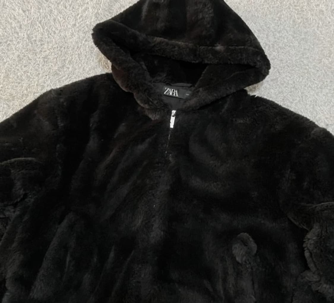자라 후드 퍼 여자 자켓 100~105 상품이미지2