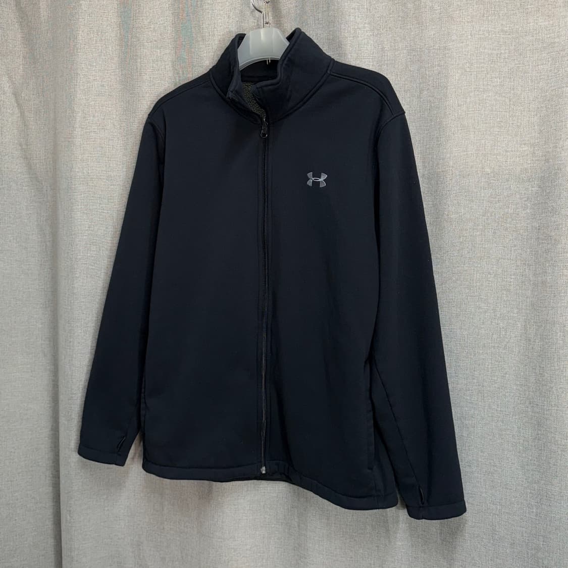 [2XL/110] 언더아머 기모 블랙 집업 자켓 상품이미지3