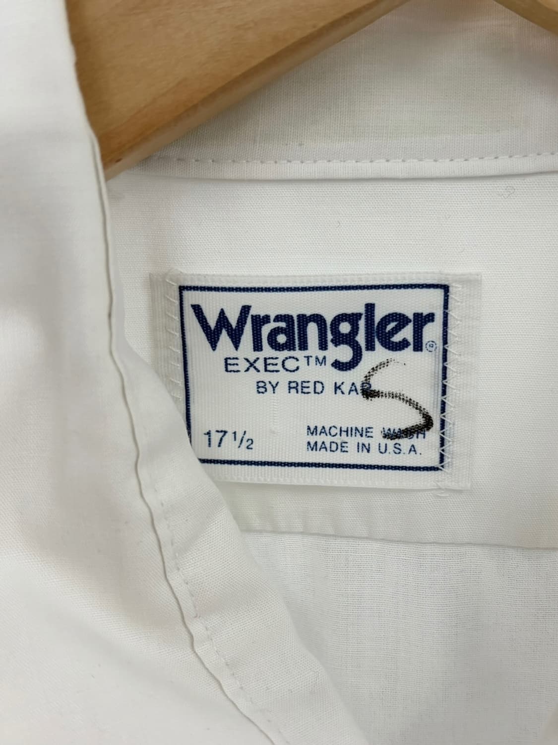 90년대 랭글러 투포켓 반팔 셔츠 화이트 (115~120) 상품이미지10