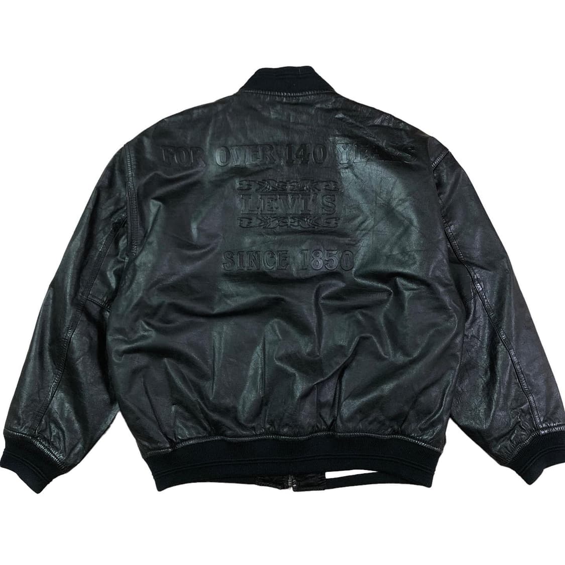 [M~L] 리바이스 백로고 양면 가죽 자켓 상품이미지4