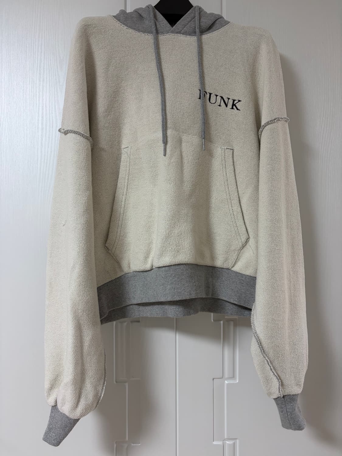 인스턴트펑크 크롭 후드티 & 조거팬츠 셋업 상품이미지2