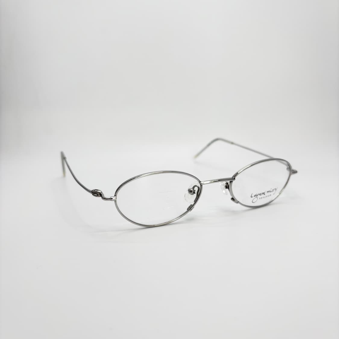 LAGENT MISSY 실버 오벌 메탈테 상품이미지2