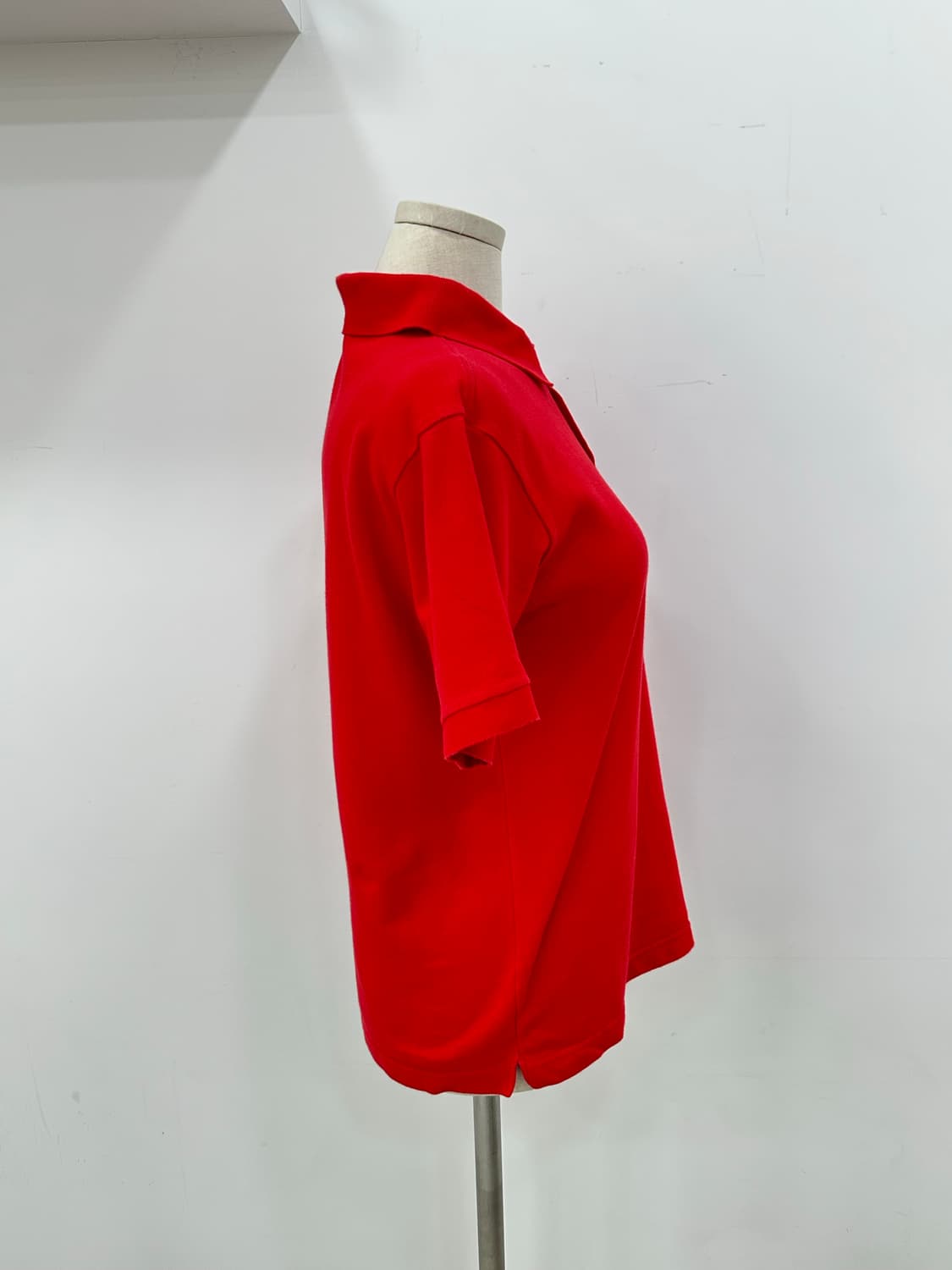 버버리 여성 레드 반팔 상품이미지2