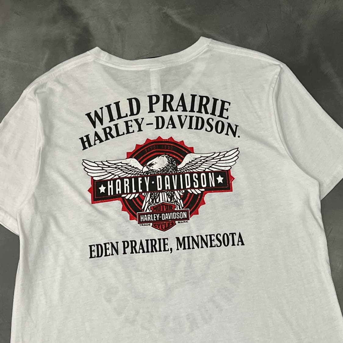  USA 할리데이비슨 스컬 프린팅 반팔티 y15714 상품이미지4