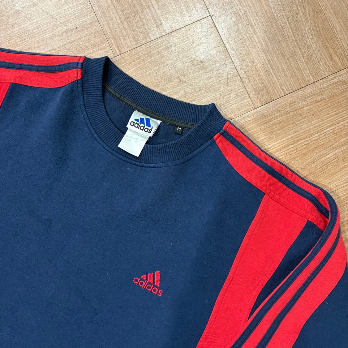 레드 & 블루 빈티지 아디다스 스웻셔츠 상품이미지2