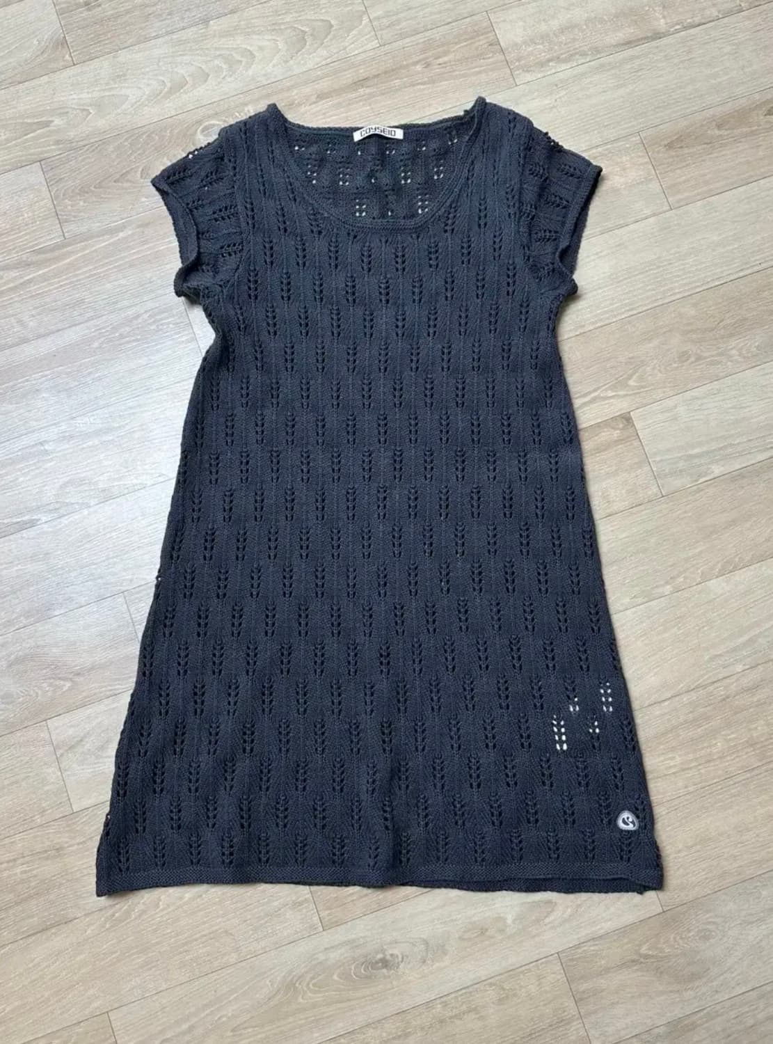 코이세이오 SCASI KNIT ONE PIECE CHARCOAL 상품이미지2