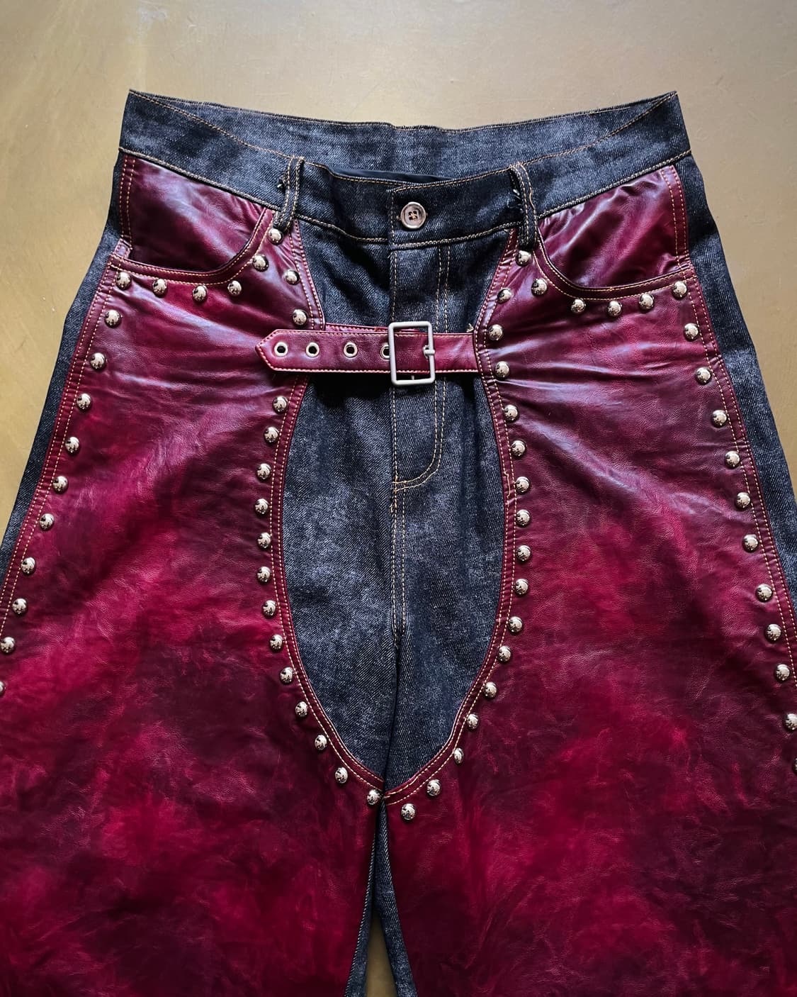STArT EXCEED END Leather Studs Denim 상품이미지4