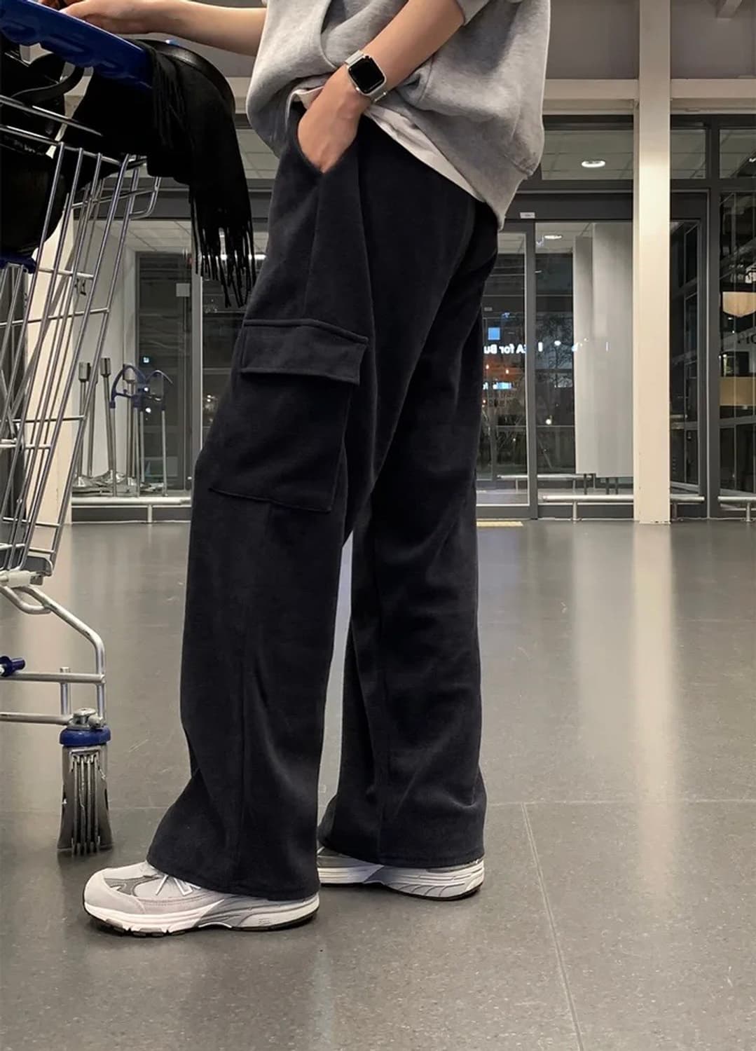 핀르 코듀로이 와이드팬츠 상품이미지2