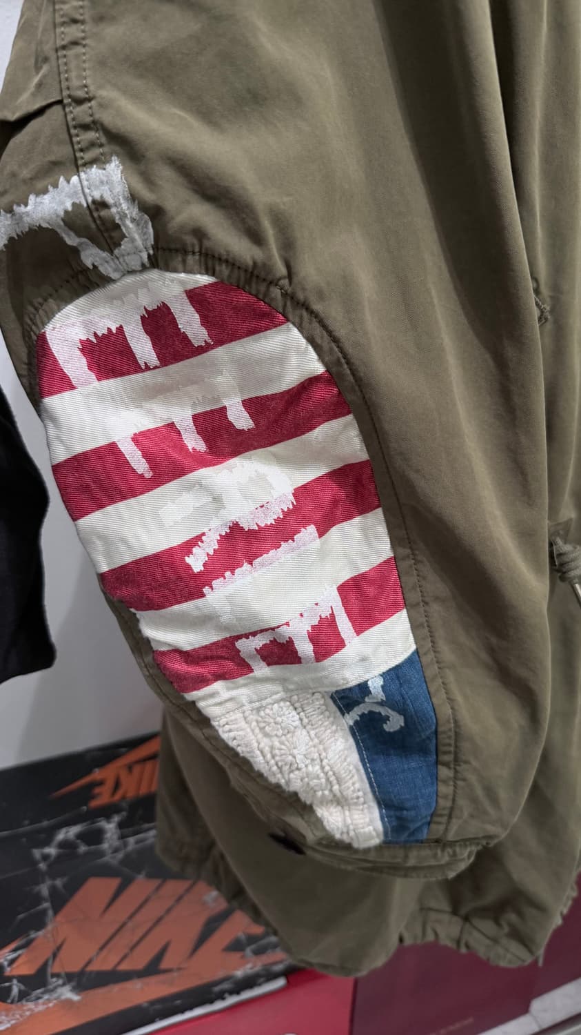 2) 19aw 비즈빔 콜라쥬 피쉬테일 올리브 상품이미지2