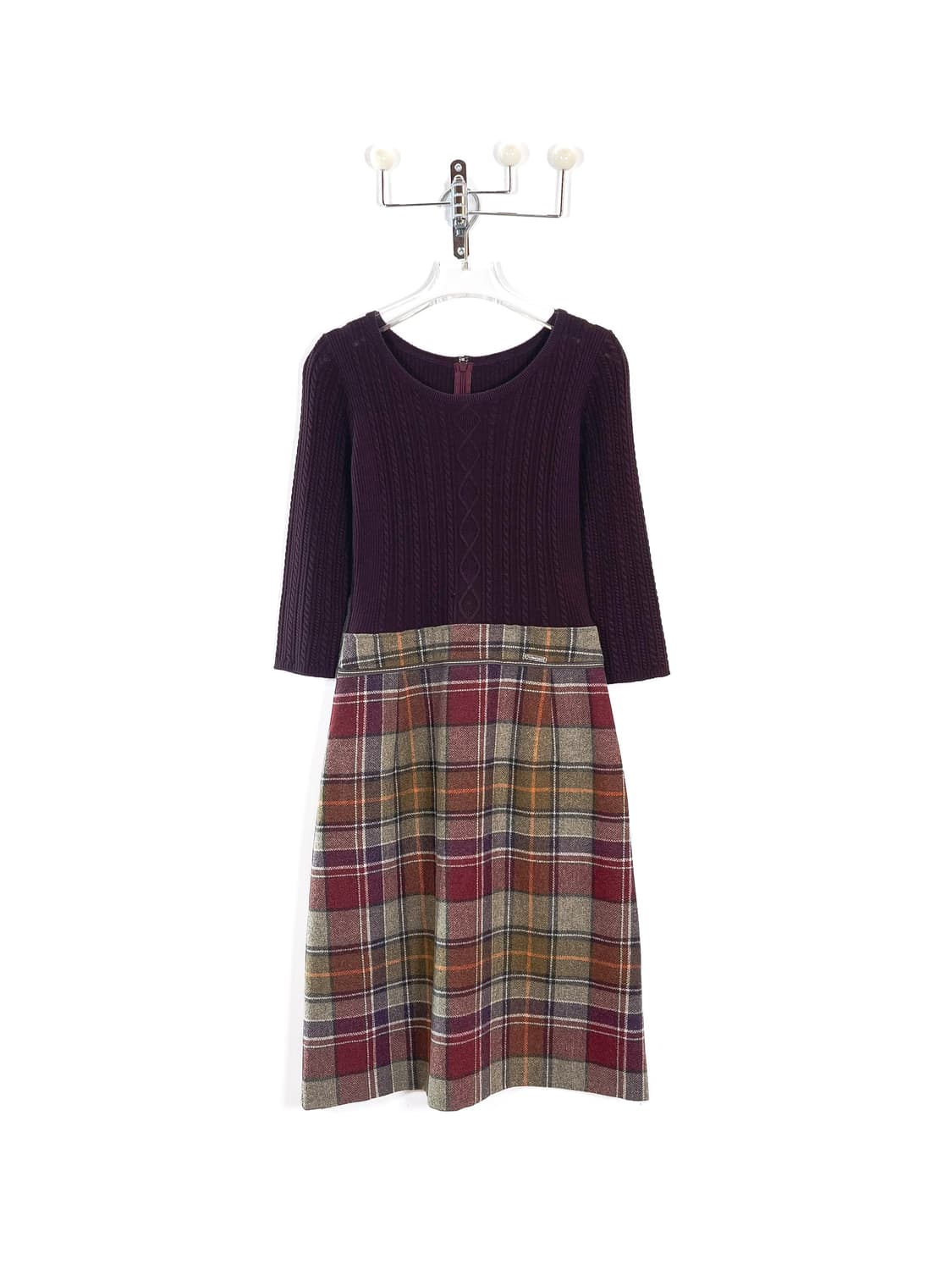 꾸레쥬 울 니트 원피스 상품이미지1