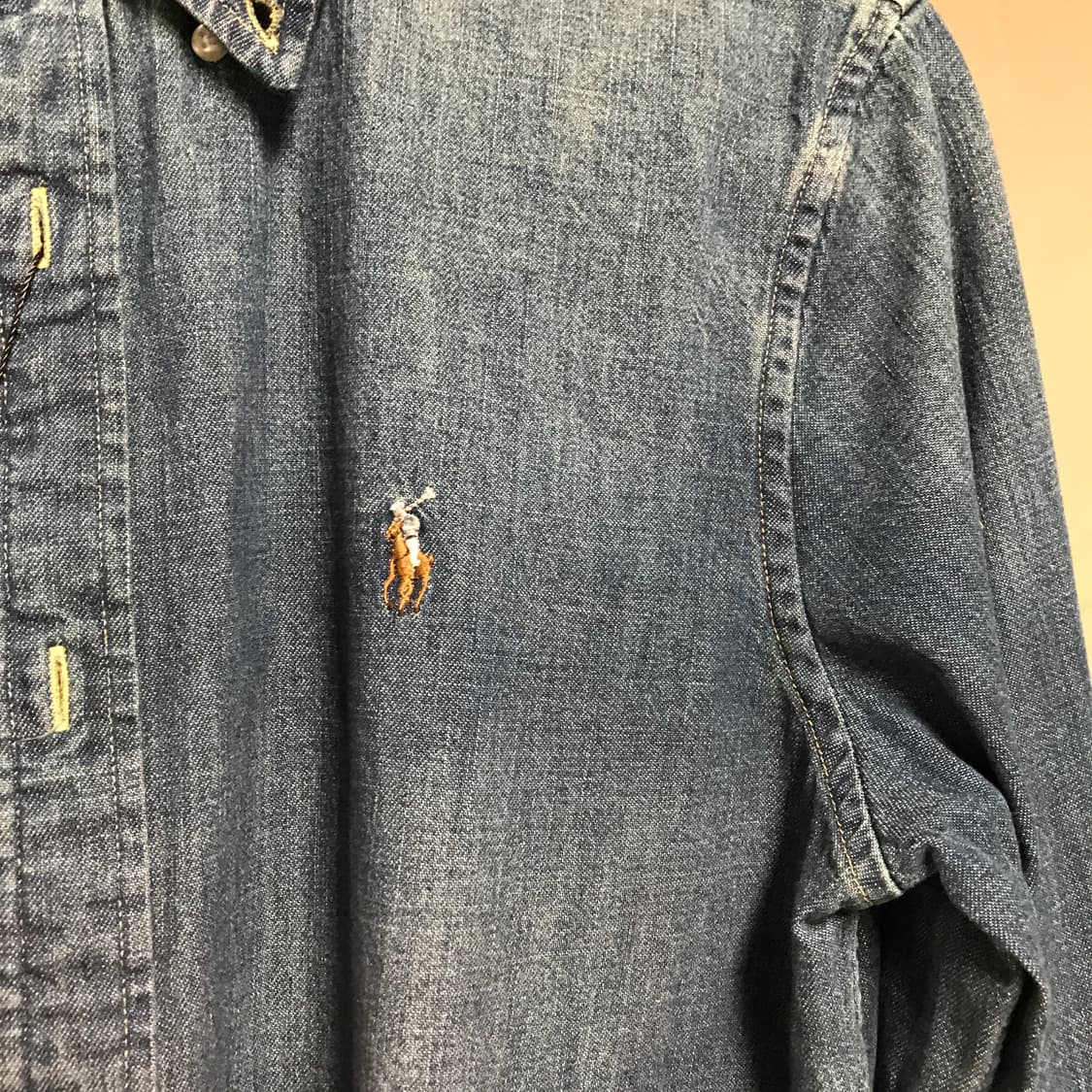폴로 랄프로렌 데님 셔츠 M(W) 상품이미지4