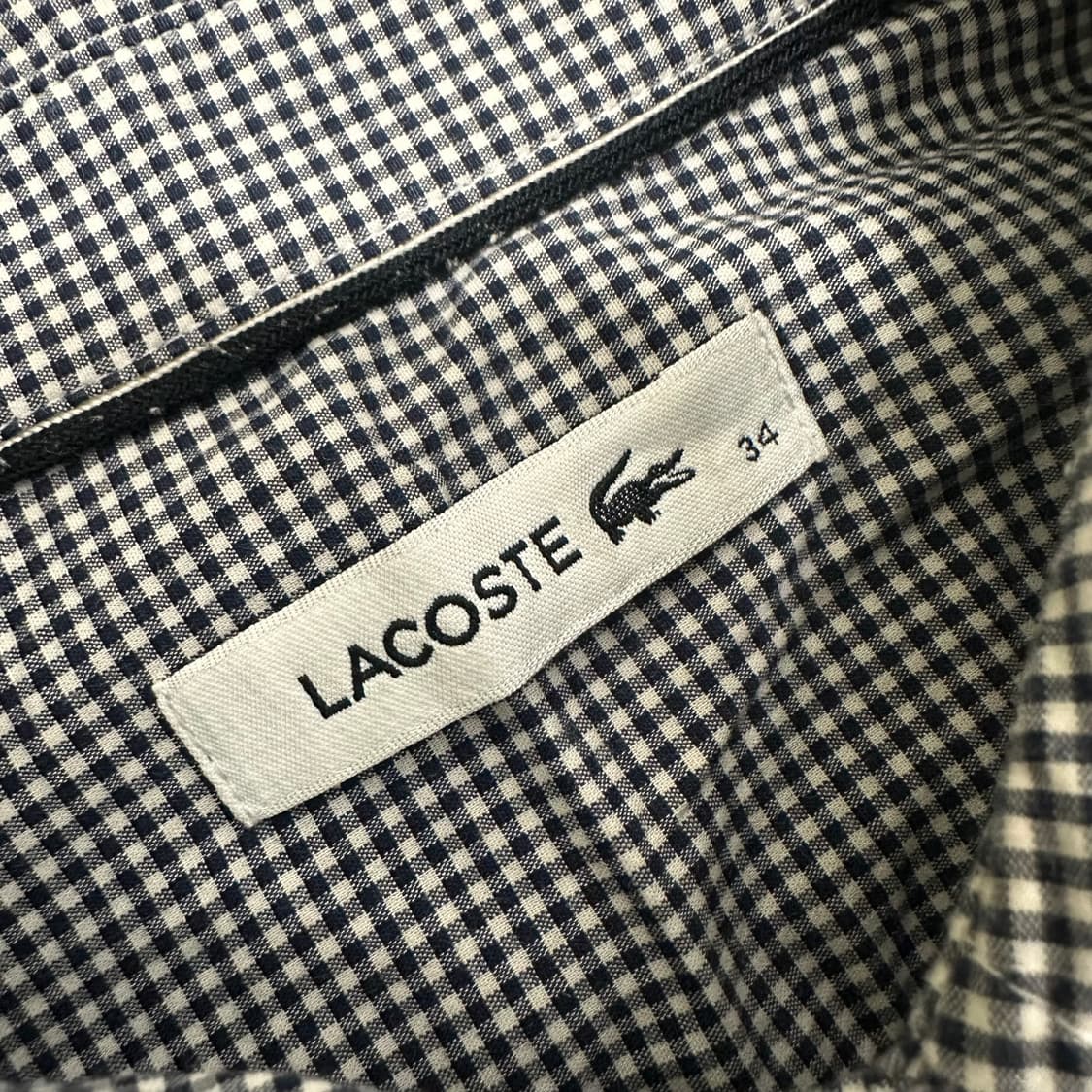 라코스테 여성 체크 셔츠 90사이즈 상품이미지3