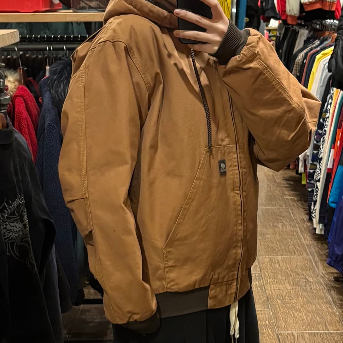 [HI] 번 워크자켓 브라운 상품이미지4