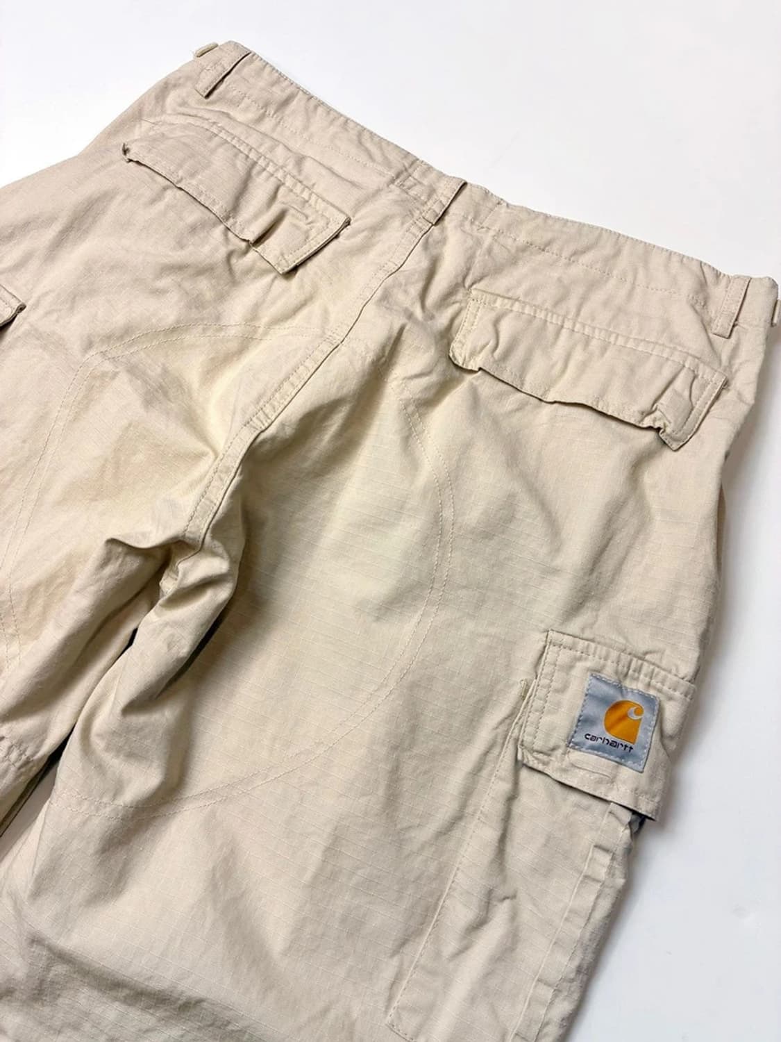 칼하트 윕 베이지 립스탑 카고 와이드 팬츠 PN5575    상품이미지6
