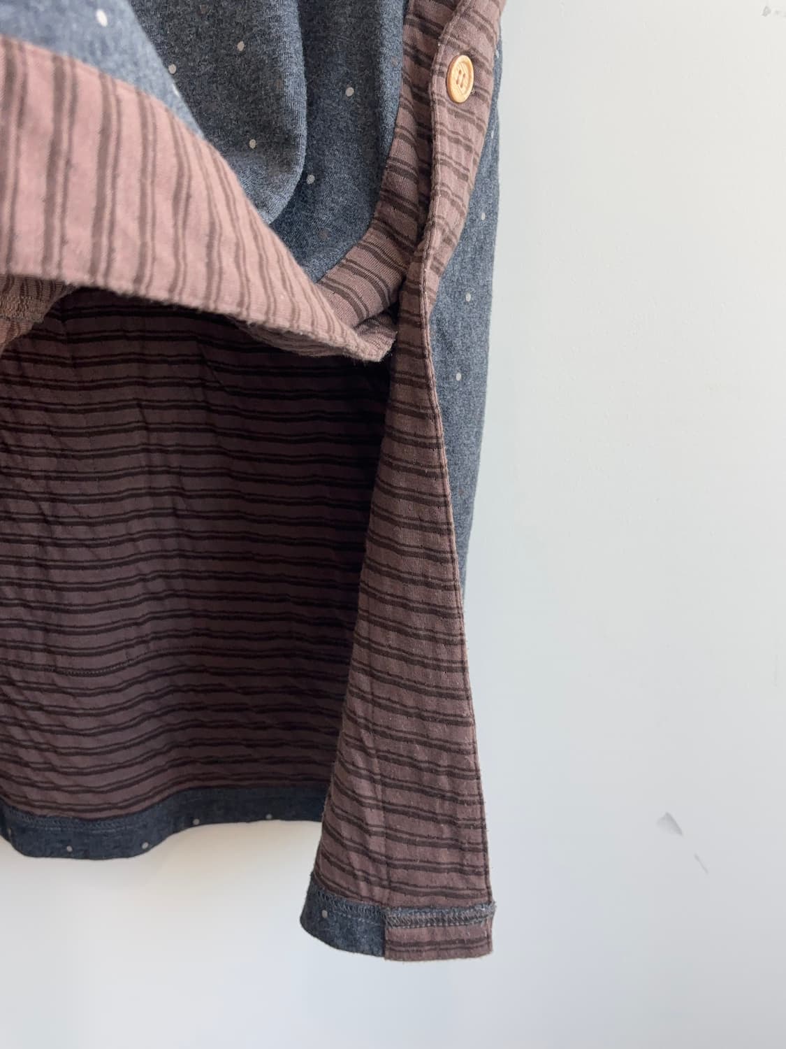 재팬 빈티지 땡땡이 유니크 레이어드 에이프런 상품이미지6