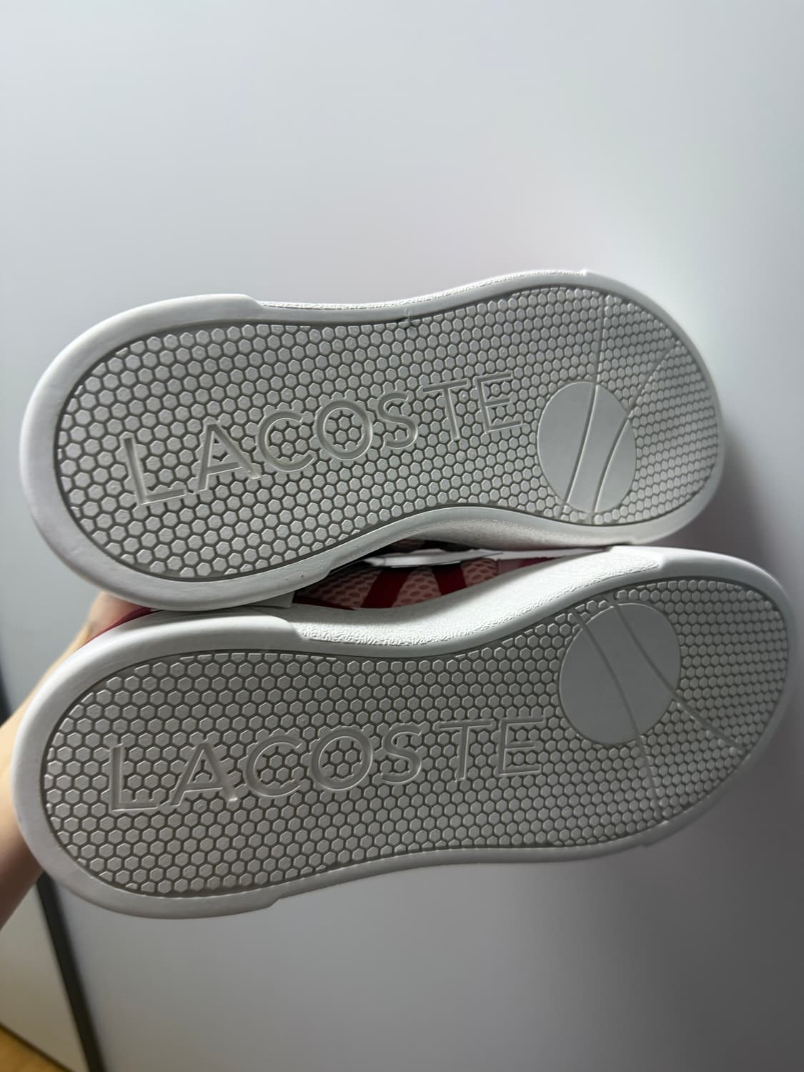 정품 라코스테 신발 핑크 230 새상품 상품이미지7