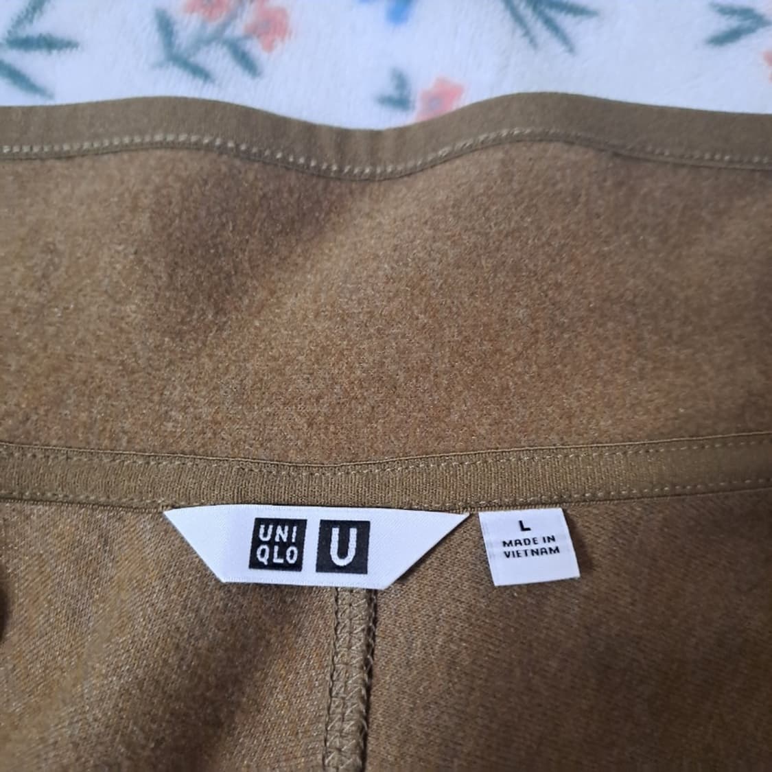 유니클로U 브러시드 저지 집업 블루종 상품이미지8