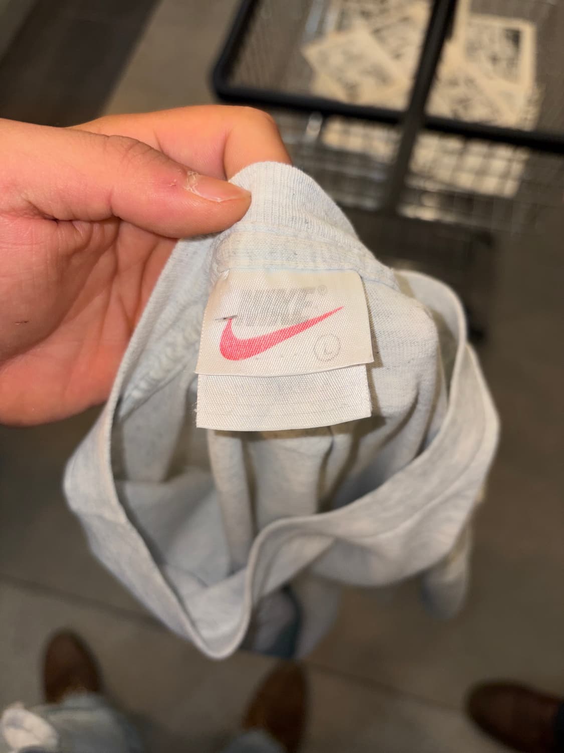 90’s Nike big swoosh logo print T-shirt  상품이미지10