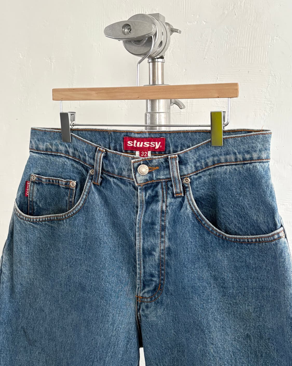 Stussy 스투시 90‘s 데님 숏 팬츠 상품이미지2