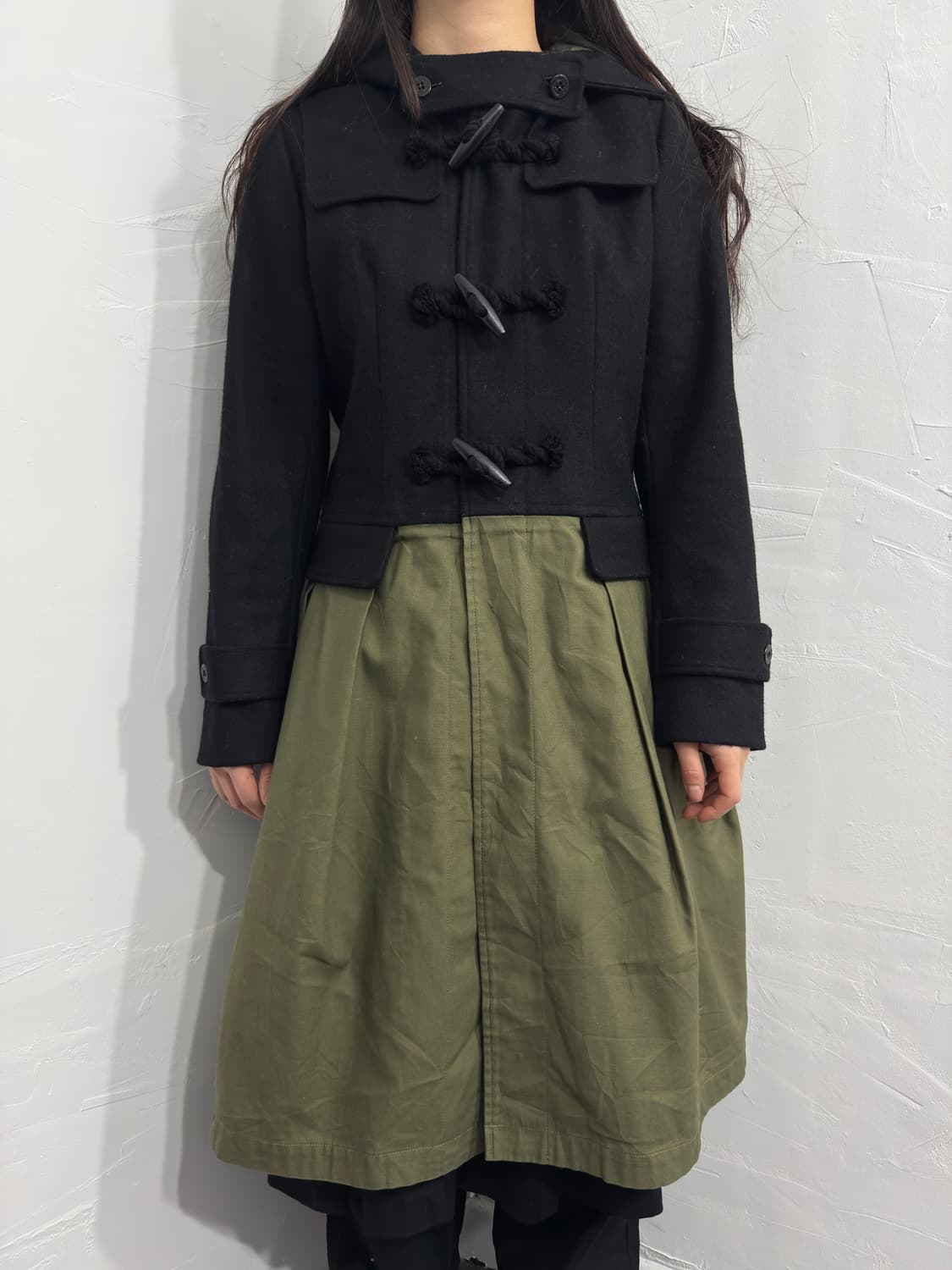 yukara duffle hood design coat 상품이미지2