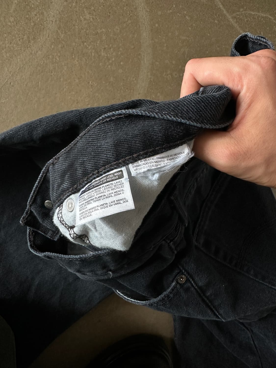 Levis 505 레귤러핏 데님 팬츠 멕시코 33  상품이미지4