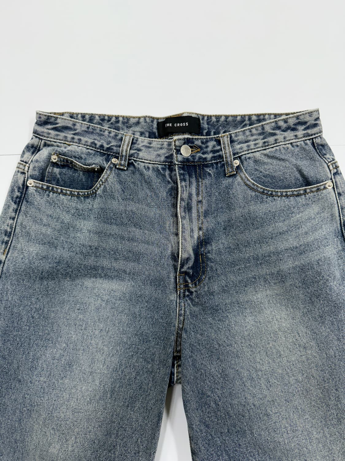 THE CROSS 워싱 데님팬츠 상품이미지3