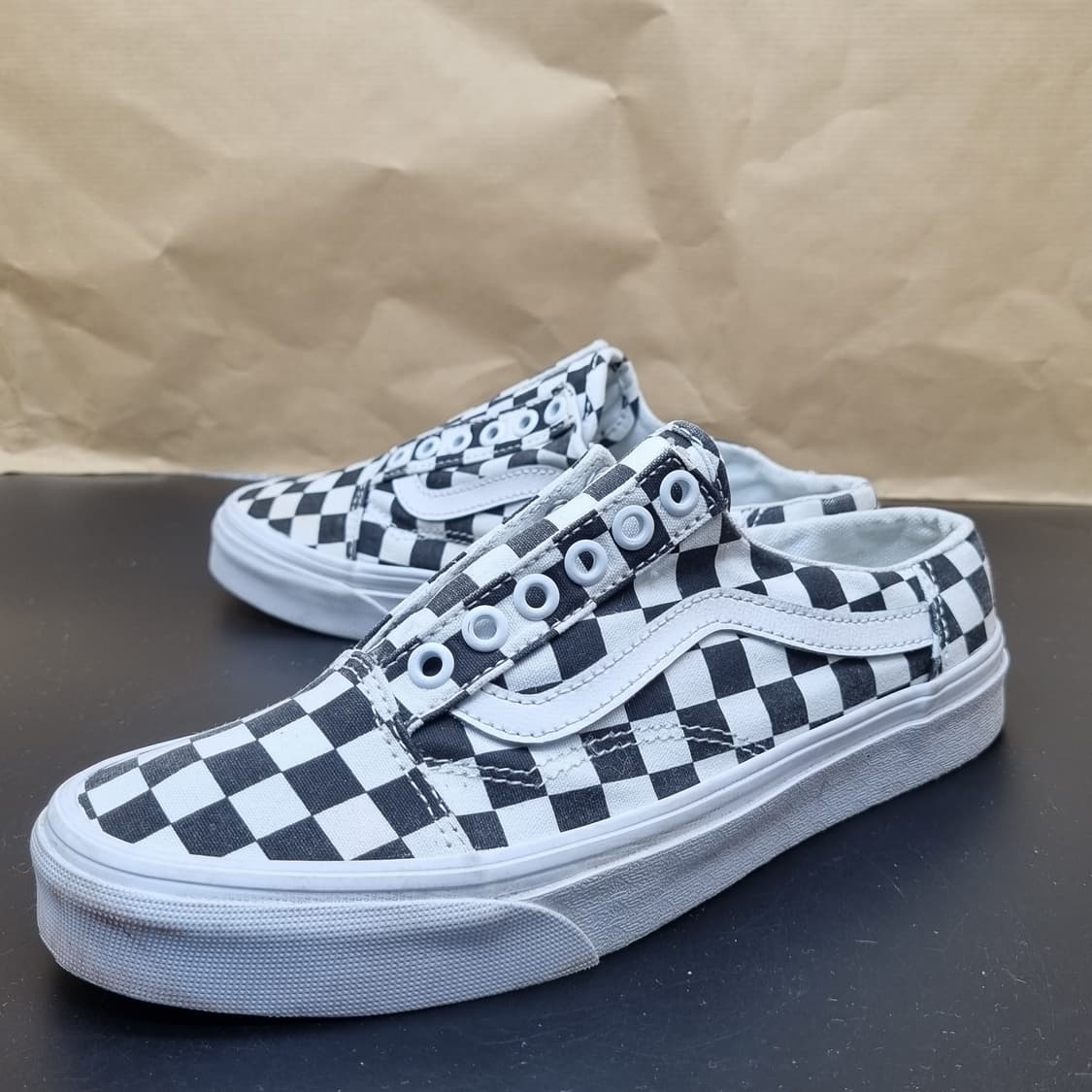 반스 올드스쿨 체커보드 여성뮬240 상품이미지1