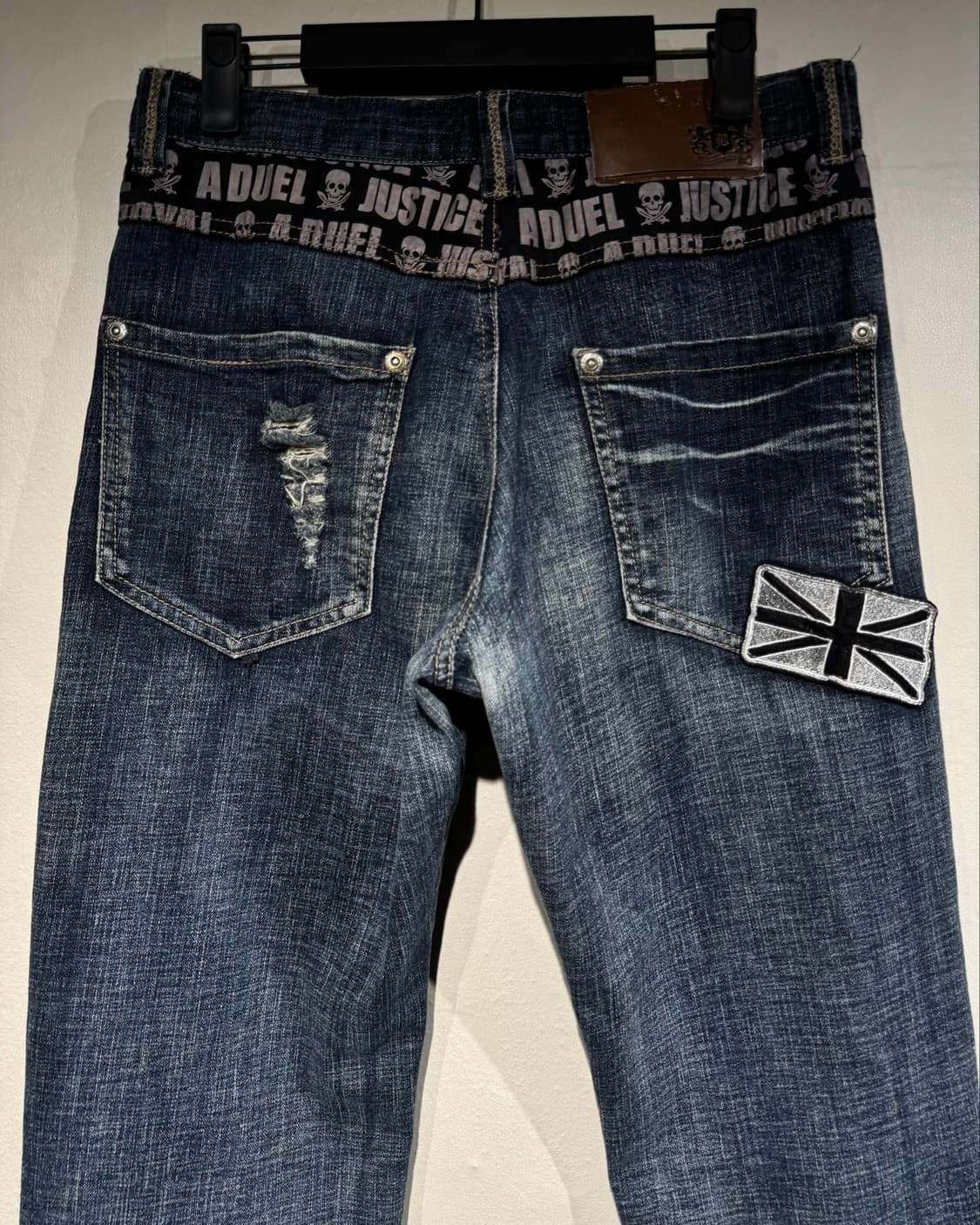 00s JUSTICE skull jeans   상품이미지5