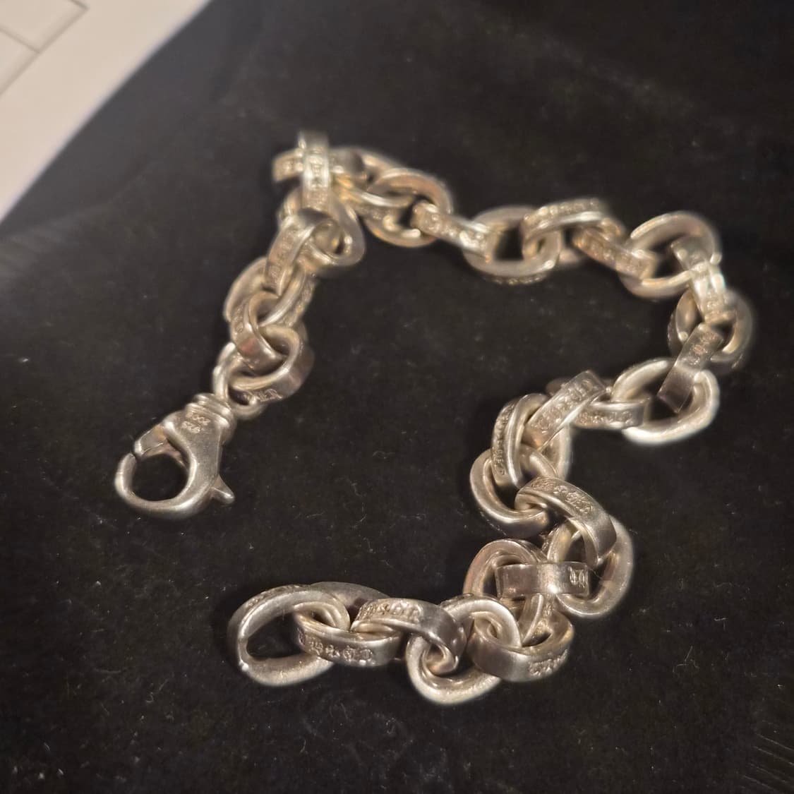 크롬하츠 페이퍼체인 라지 팔찌 상품이미지2