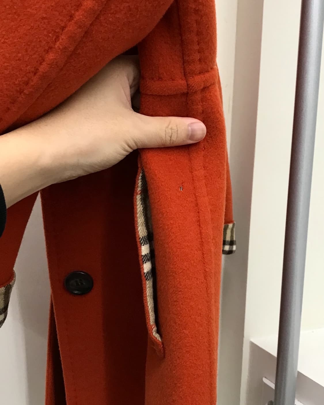 버버리 캐시미어 하프 코트 상품이미지10