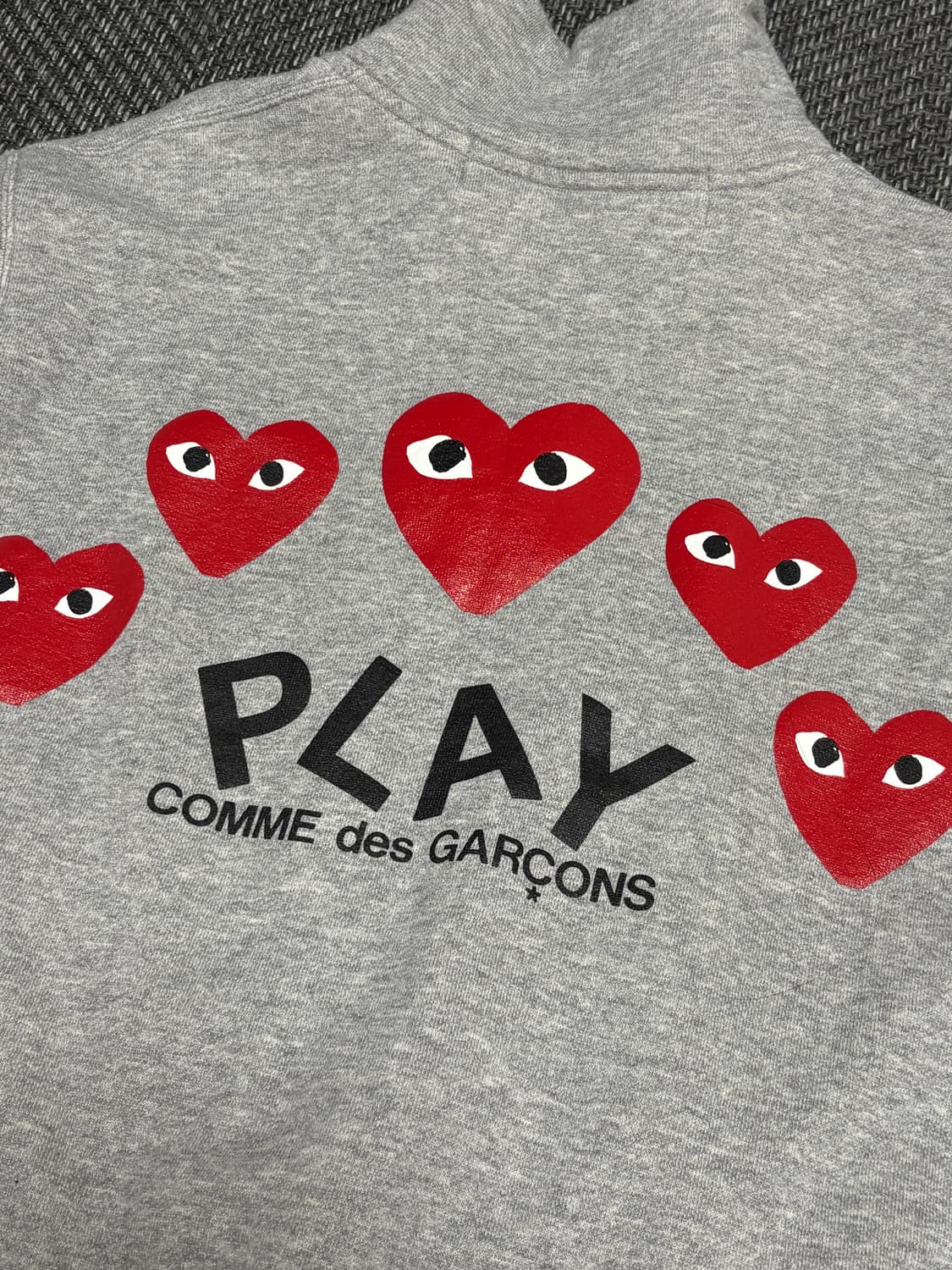 꼼데가르송 집업 맨투맨 자켓 S 상품이미지4