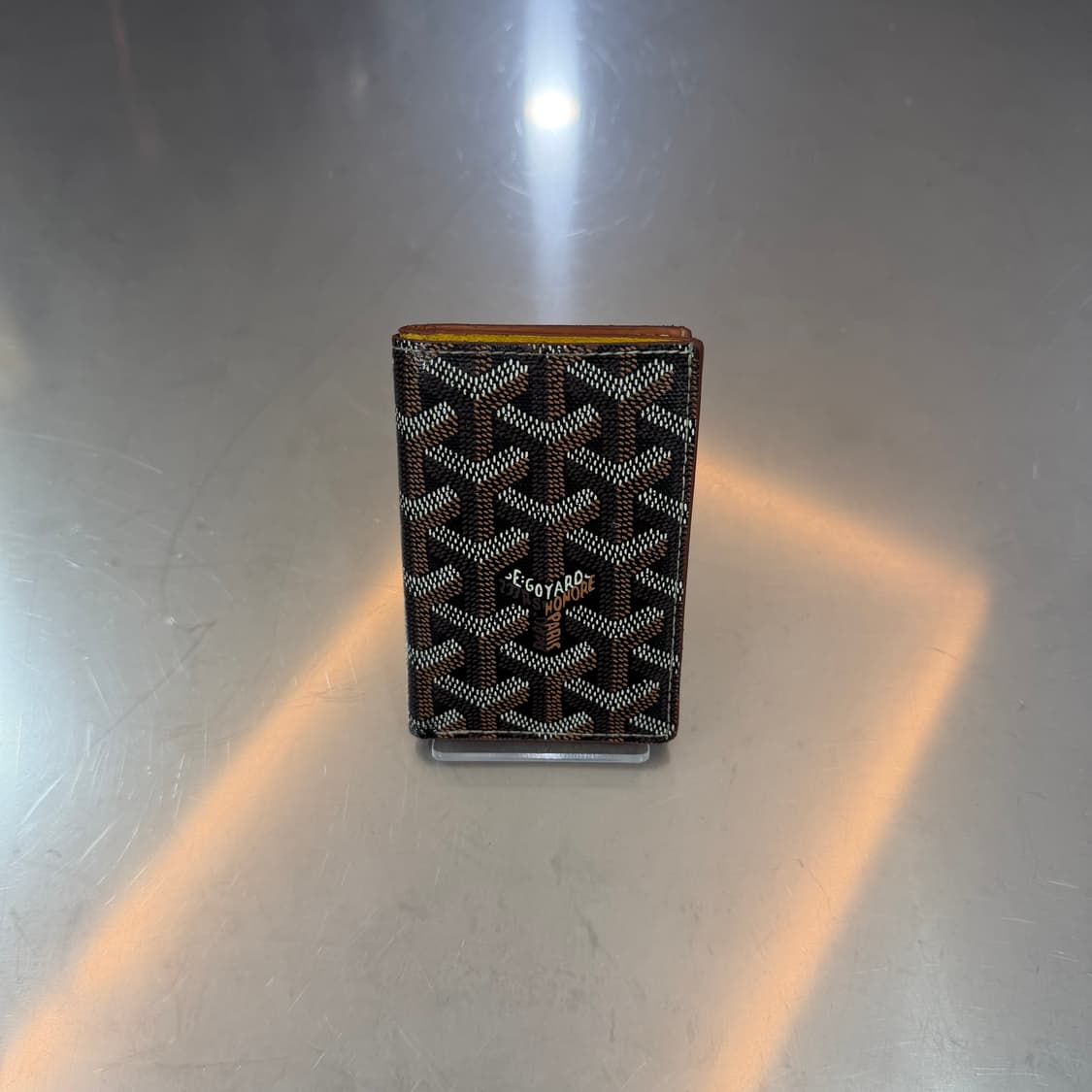 [리오브전포점] 고야드 생피에르 카드 홀더 블랙 탄 상품이미지1