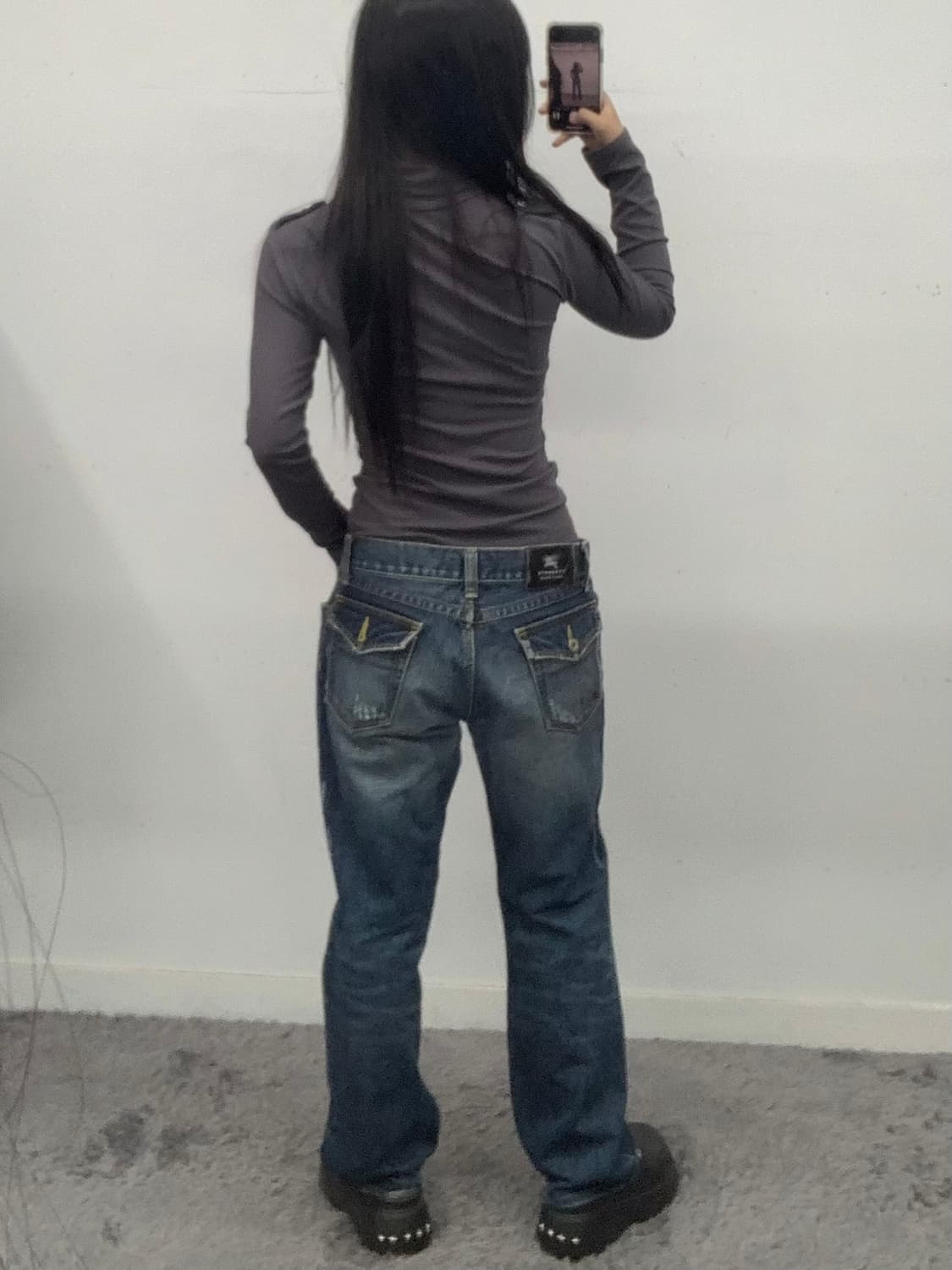 버버리 블랙라벨 데미지 데님 상품이미지2