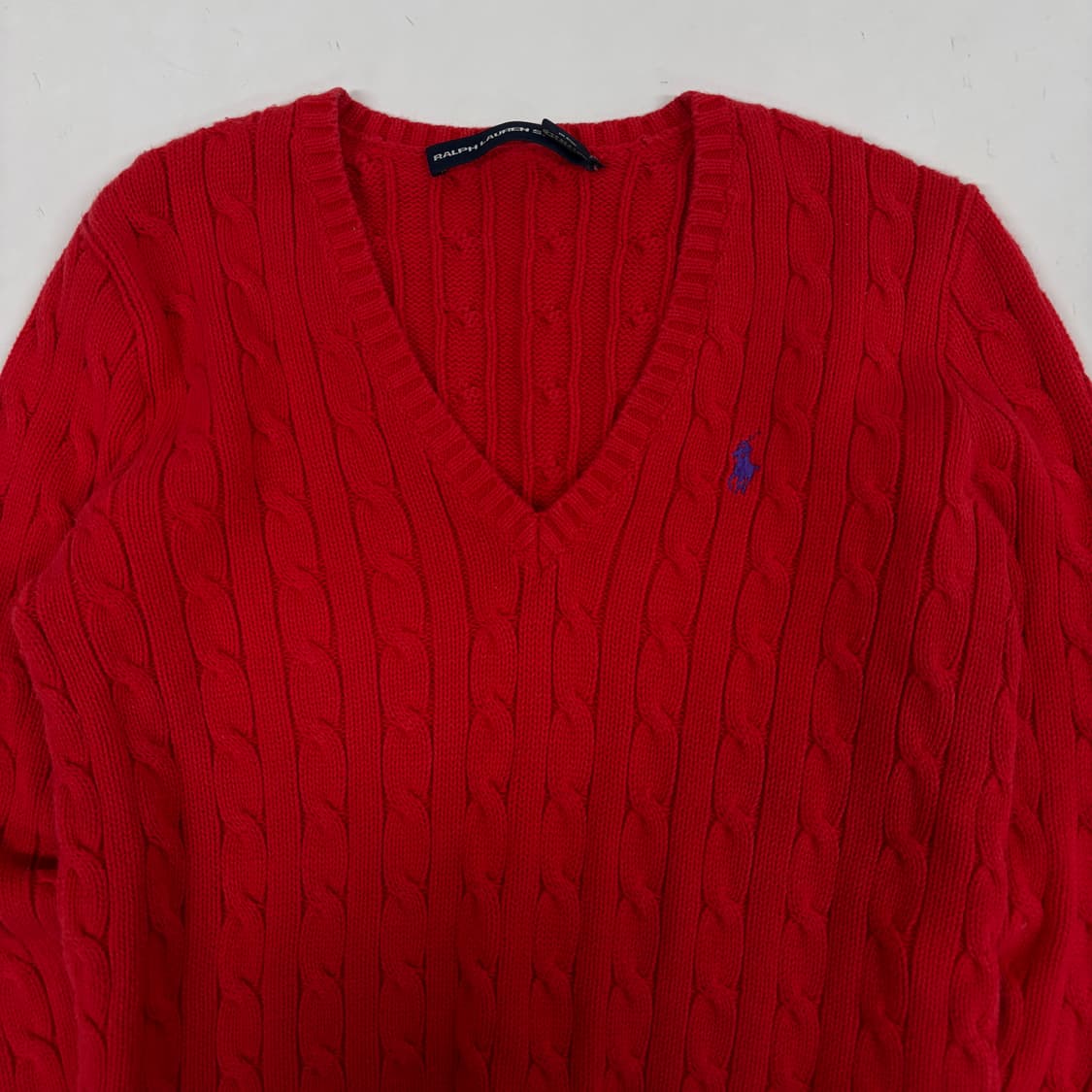 폴로 브이넥 니트  상품이미지4