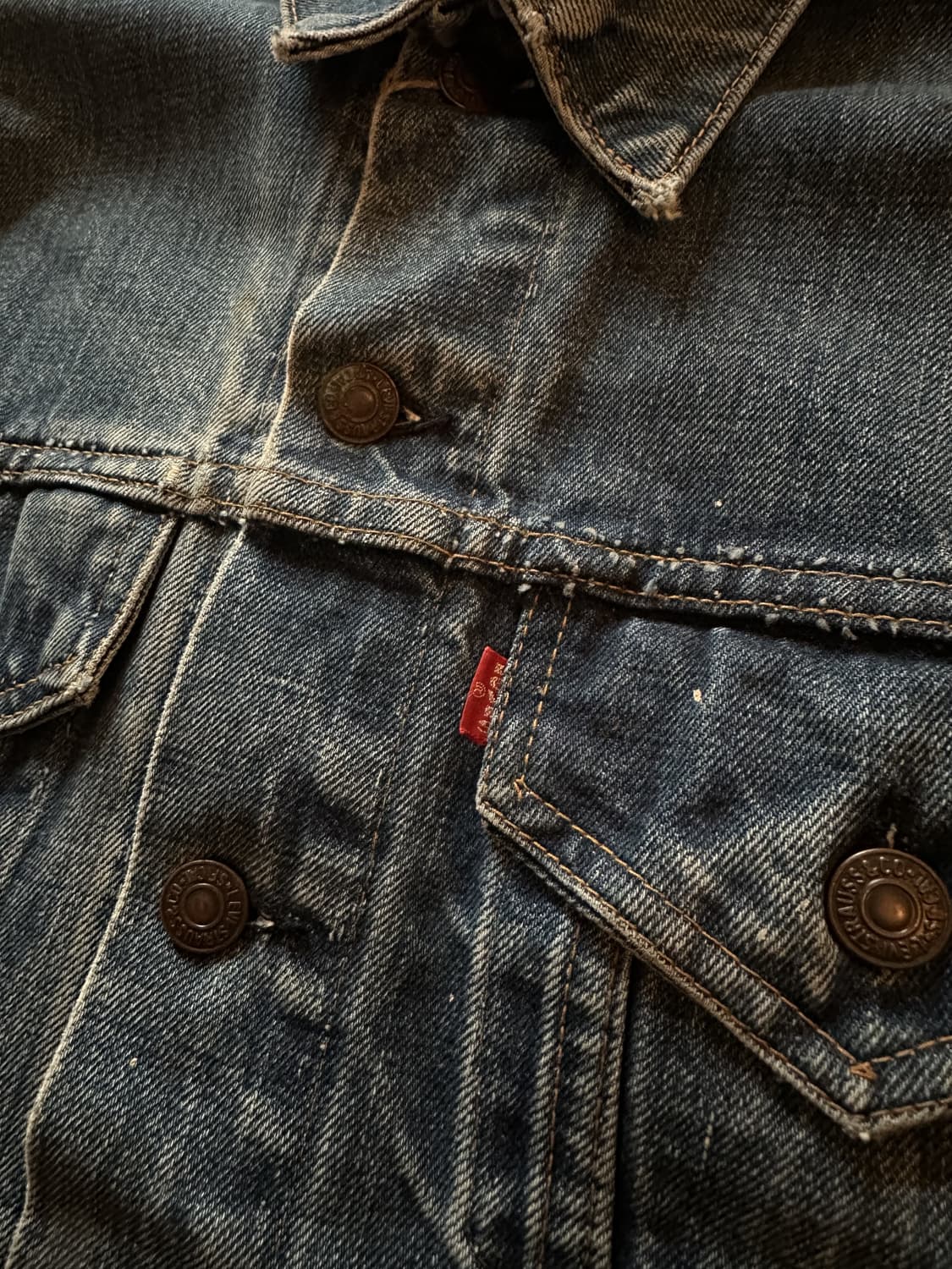 70s USA Vintage Levis 3rd Denim Jacket 상품이미지4