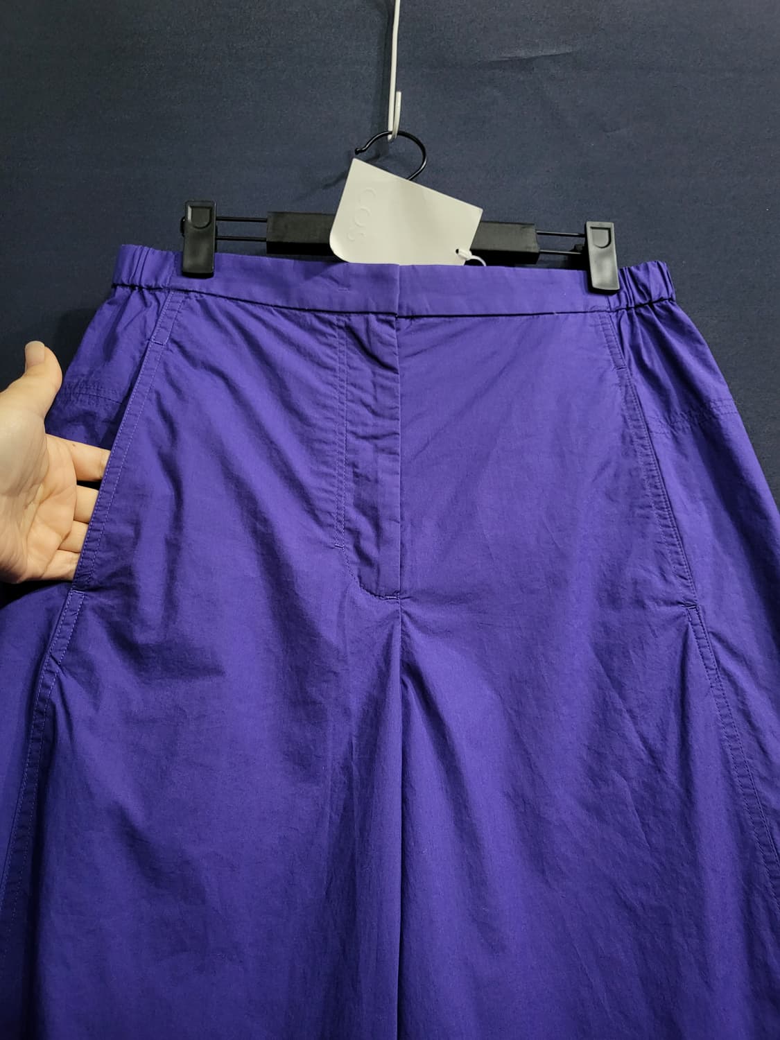 코스 와이드 밴드 레그 트라우저 팬츠(새상품) 상품이미지2