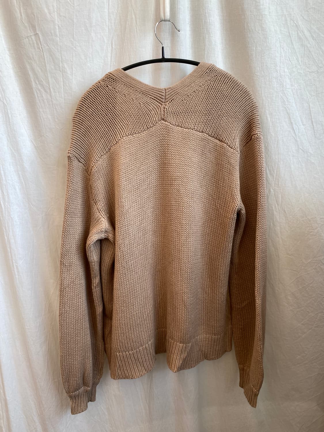 STRANGE HEAVEN 베이지 니트 오픈가디건(M) 상품이미지6