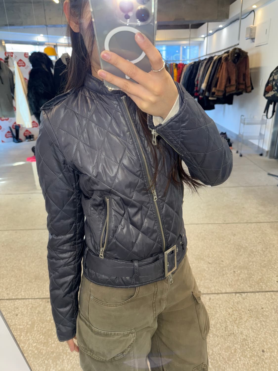 Another Edition quilted jacket 상품이미지1